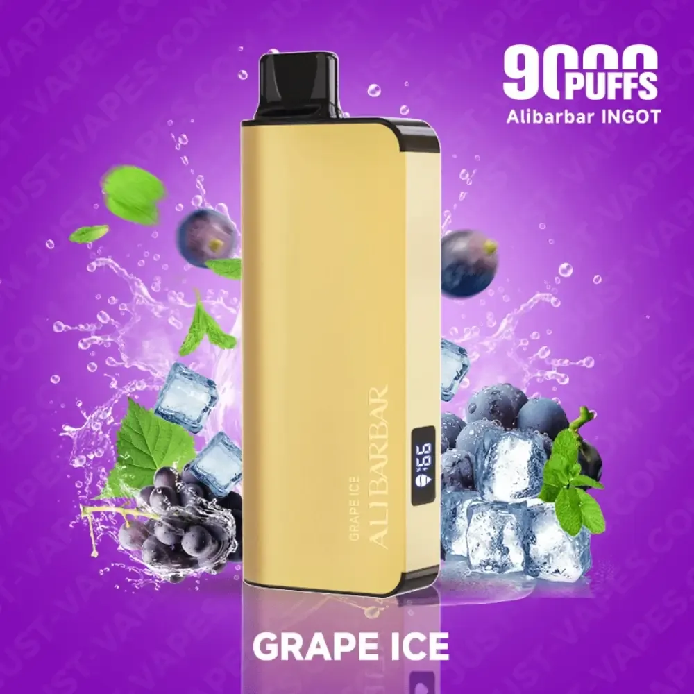alibarbar-ingot-9000-disposable-vape-grape-ice
