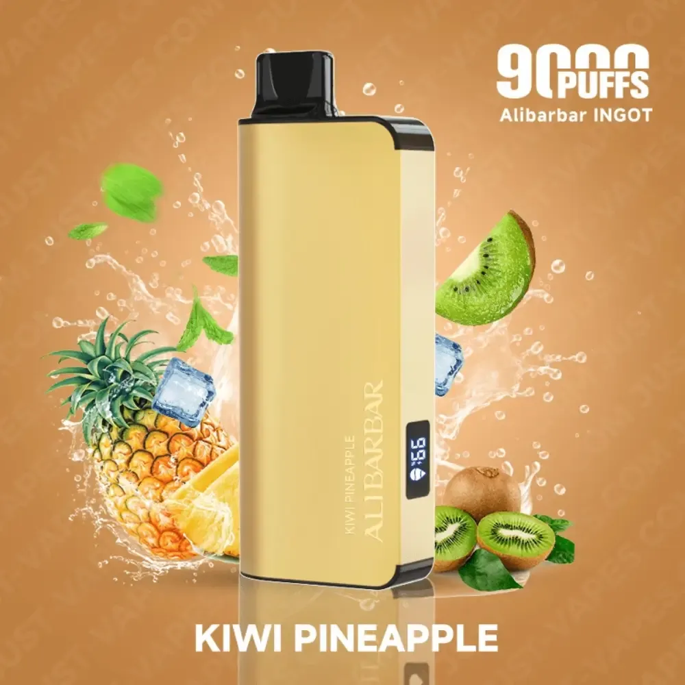 kiwi-pineapple-alibarbar-ingot-9000-disposable-vape