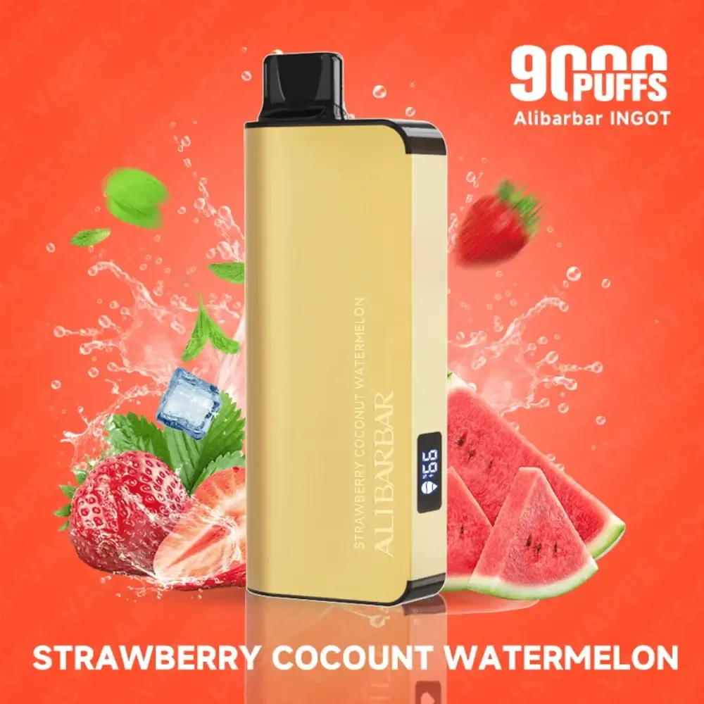 strawberry-coconut-watermelon-alibarbar-ingot-9000-disposable-vape